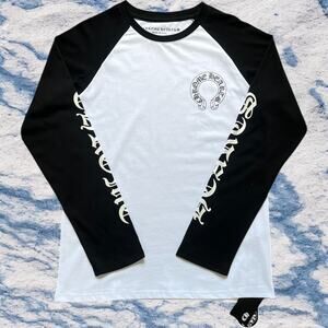 Chrome Hearts Men's Long Sleeve Black And White